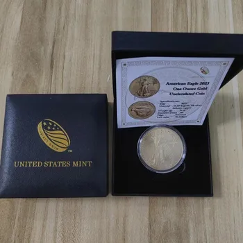 2023 JAV auksinė moneta 1OZ laisvės moneta su 