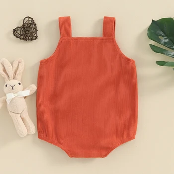 Baby Girl Velykų apranga Bunny Ruffle Berankovis romperinis smėlinukas su galvos juosta Kūdikių Velykų drabužiai