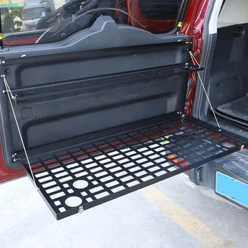 07-21 Toyota FJ Cruiser bagažinės dangčio daugiafunkcis daiktadėžės išvykimas į bagažinės dangčio bagažinės stovą sulankstoma lentyna