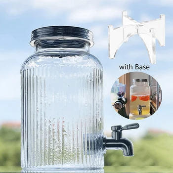 1:6 Lėlių namelis Miniatiūrinis šalto vandens butelis su maišytuvu Stiklinis indelis Laikymo indelis su baziniu modeliu Dekoras Žaislinių lėlių namelio priedas
