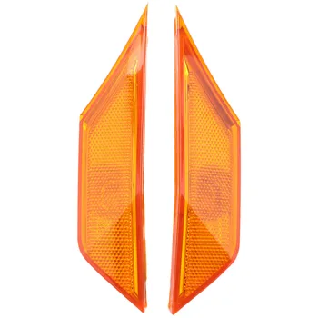 1 Šoninių gabaritinių lempų objektyvų rinkinys 2016-ųjų 10-osios kartos Honda Civic sedanui / kupė / hečbekui (oranžinė)