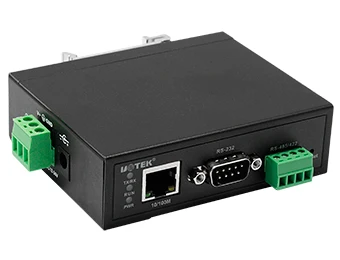 10/100M į 1-Port RS-232/485/422 Serial Device Server UT-6001 Series