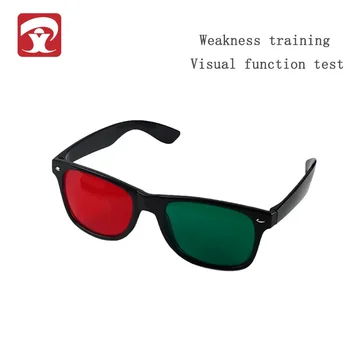 100% Nauji garsaus prekės ženklo raudoni žali akiniai, skirti ambliopijos treniruotėms