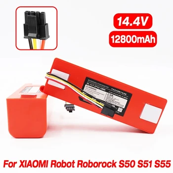 100% Originali BRR-2P4S-5200S roboto dulkių siurblio pakaitinė baterija, skirta Xiaomi Roborock S55 S60 S65 S50 S51 S5 MAX S6 dalims