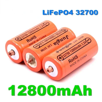 100% Originalus 32700 12800mAh 3.2V lifepo4 įkraunamas akumuliatorius Profesionali ličio geležies fosfato maitinimo baterija su varžtu