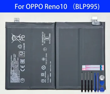 100% Originalus BLP995 pakaitinis akumuliatorius, skirtas OPPO Reno 10 baterijoms + įrankiams