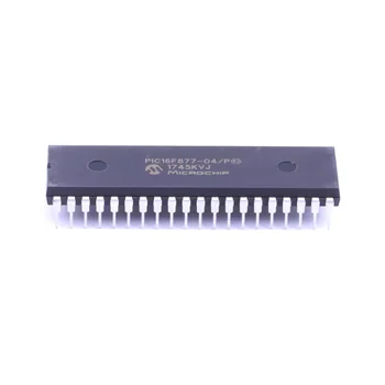 10pcs/lot PIC16F877-04/P DIP-40 8 bitų mikrovaldikliai - MCU 14KB 368 RAM 33 I / O Darbinė temperatūra: 0 C-+ 70 C