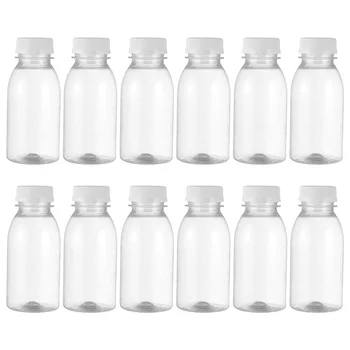 12 vnt Daugiafunkcinis pieno butelis Kelioniniai sulčių buteliai Plastikinis gėrimas Naminių gyvūnėlių gėrimų tara