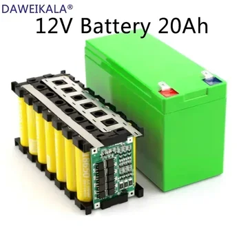 12V Baterija 18650 Pack 18650 įkraunama ličio baterija Saulės saugykla Baterija Elektrinis apšvietimas Lauke