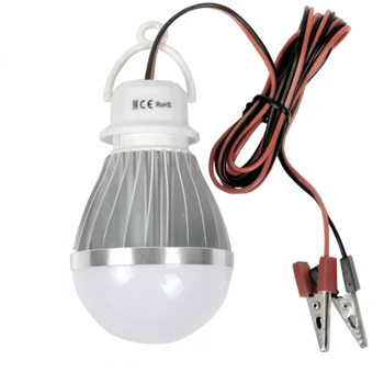 12V DC LED lempos Nešiojamos palapinės Kempingo lemputės Lauko naktinė žvejyba Kabanti lemputė Baterija Apšvietimas 7W 9W 12W