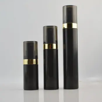 15ml 30ml 50ml beorio kosmetinio kremo purškiamų indų,juodo losjono kremo vakuuminiai buteliukai su pompa F2017887