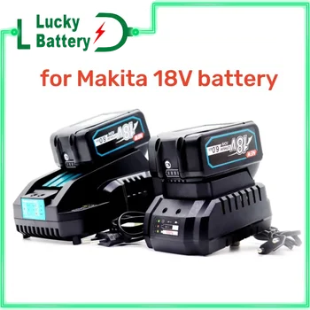 18V baterija Naujausia BL1830 6Ah baterija Makita 18V baterija įkraunama Pakaitinis BL1840 BL1850 BL1860 BL1860B įrankiai