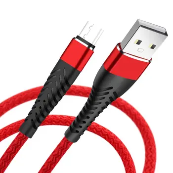 1M 2M 3M greitas telefono įkroviklis Ilgas švino įkrovimo laidas USB tipo C kabelis Mikro USB kabeliai C tipo įkroviklis USB C laidas