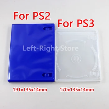 1PC CD DVD diskas Plastikinio dėklo talpa CD laikymo dėžutė PS3 PS2 apsauginio apvalkalo priedams