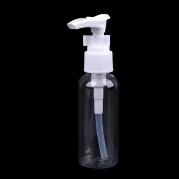 1PC Protable 30ML/50ML/100ML muilo šampūnas Losjonas Putų vanduo Plastikinis presuotas siurblys Butelis skaidrus Kelioniniai daugkartiniai buteliai