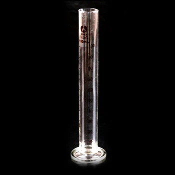 1PC Storo stiklo graduotas matavimo cilindras 100 ml vienos metrinės skalės chemijos laboratorinis snapelio matas