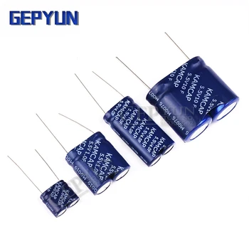 1PCS Super kondensatoriaus farad kondensatoriaus derinio tipas Gepyun 5.5V 0.5F 1F 2F 3.5F 4F 5F 7.5F 10F 15F