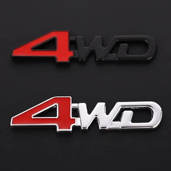 1X 4WD metalinis lipdukas 3D Chrome emblemos ženklelis Lipdukas Automobilio stilius skirtas Mazda 2 3 6 Atenza Axela Demio CX-5 CX5 CX-3 CX7 CX-9 2015 201
