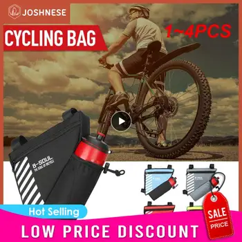 1~4PCS krepšys vandeniui atsparus dviračio trikampis krepšio saugykla mobilusis telefonas dviračių krepšys dviračio vamzdis maišelio laikiklis Balnelis Pannier