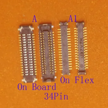 2-10vnt LCD ekranas Flex FPC jungties kištuko kontaktinė lizdo plokštė skirta LG K9 X210L X210S X210E X210 K40 MINI K40MINI 34 PIN