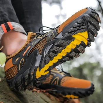 2021 vyriški sandalai neslystantys kvėpuojantys vatiniai upelio batai atsitiktiniai vasaros žygio tinkliniai lauko batai didelio dydžio 38-50 dydžio batai