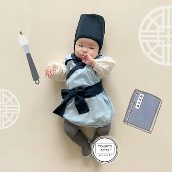2023 Ruduo Naujas korėjietiškas smėlinukas kūdikiams Romper rinkinys baby girl romper naujagimio drabužėliai