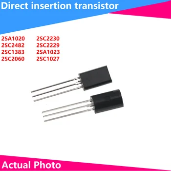 20PCS tranzistorius DIP 2SA1012 2SC2482-Y 2SC1383-Y 2SC2060 2SC2230 2SC2229 2SC1023 2SC1027-Y