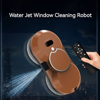 2800PA Nauja vandens purškimo langų valymo mašina Didelio našumo stiprus siurbimas Visiškai automatinis išmanusis langų valymo robotas
