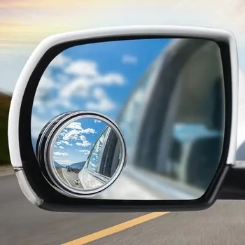 2Pcs Automobilio galinio vaizdo pagalbinis veidrodėlis HD išgaubtas aklasis taškas 360 laipsnių platus kampas Acura TSX RSX MDX RLX RDX Integra CDX TLX-L NS