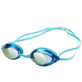 2X Profesionalūs plaukimo akiniai vaikams Suaugusiems Lenktynių žaidimas Plaukimas Rūko akiniai Plaukimo akiniai Mėlynas ežeras