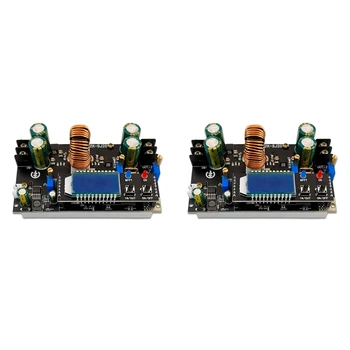2X ZK-SJ20 automatinis žingsnis aukštyn žemyn modulis MPPT su LCD ekranu Buck Boost keitiklio maitinimo modulio reguliuojama plokštė