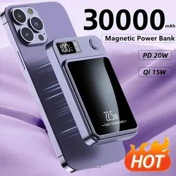 30000mAh magnetinis 