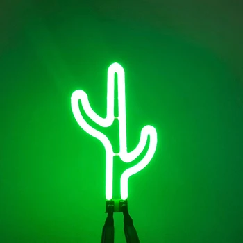 3V Kaktuso formos animacinis raštas Lankstus siūlas Kalėdų šviesos šventinis vakarėlis Dekoravimo lemputė 