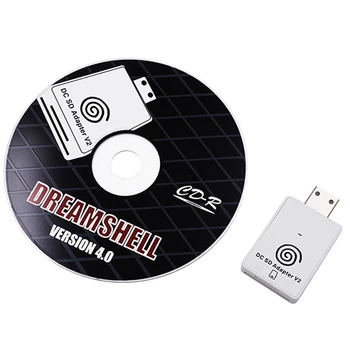 3X dc SD TF kortelių adapterių skaitytuvas v2 voor for sega dreamcast en cd met dreamshell boot loader