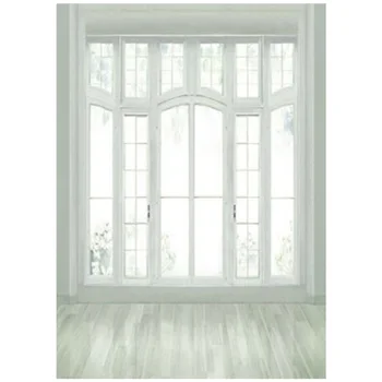 3x5FT Europos lango grindys Balta meninė fotografija Fonas Studijos fonas