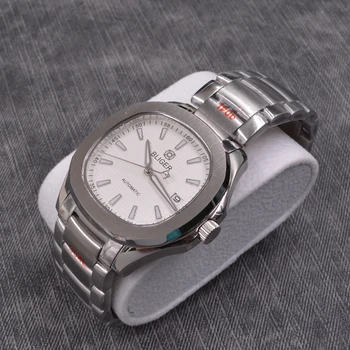 40MM BLIGER Automatinis Vyriškas verslo laikrodis Nerūdijančio plieno safyro stiklas Sterilus ratukas Neperšlampama funkcija Šviečiantis laikrodis