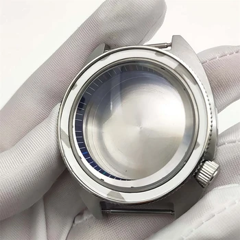 40MM C formos laikrodžio dėklas SUB / GMT keramikos rėmelio vidinio žiedo safyro stiklas, skirtas NH35A NH36 4R judėjimui 20 mm dirželiui