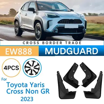 4vnt Automobilinis sparnas Toyota Yaris Cross Non GR 2023 Auto Mud Sklendės Apsauginis ratas Priekinis galinis purslų sklendė Automobilio priedai Anti-dirty