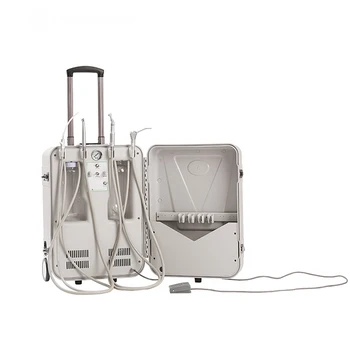 550W mobilus krepšelis CE patvirtinta klinika den tal įranga Nešiojamas den tal įrenginys su tyliu oro kompresoriumi