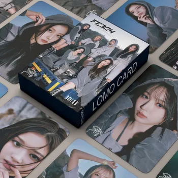 55Pcs/Set Kpop Idol Girl Group NMIXX Naujas albumas Fe3O4: BREAK Lomo kortelė Fotokortelės Spausdinta nuotrauka HAEWON BAE LILY JIWOO gerbėjų dovana
