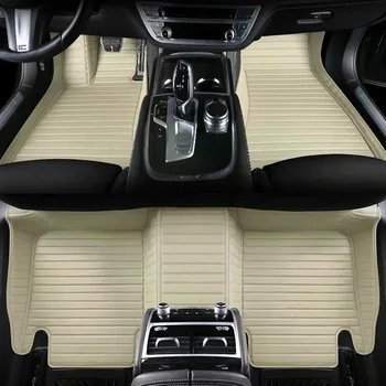 5D dryžuoti individualūs automobilių grindų kilimėliai Lexus LS LS500h 2018-2023 LS460L 2006-2016 LS430 2004-2005 Interjero aksesuarai Kilimai