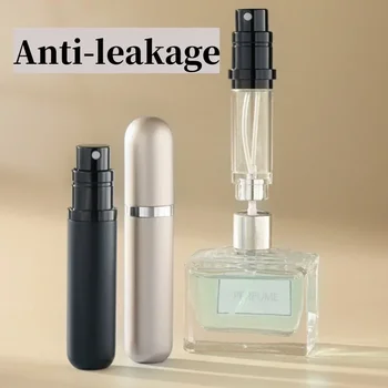 5ml Aukštos kokybės tuščias daugkartinis kvepalų krištolo dugno buteliukas Kosmetikos indai Parfum purkštuvas purškiamas dozatorius nešiojamas
