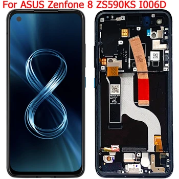 5Original skirtas Asus Zenfone 8 LCD ekranui su rėmeliu 5.92