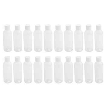 80 vienetų 100ml plastikiniai šampūno buteliukai Plastikiniai buteliukai kelioniniam indui kosmetikos losjonui