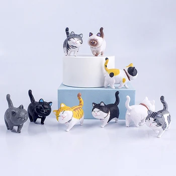 9 vnt./rinkinys Mini sūris Bell Cat namų sodas Bonsai dekoravimas Miniatiūrinė dovana Mielas mikro peizažas Kačiukas Miniatiūriniai amatai