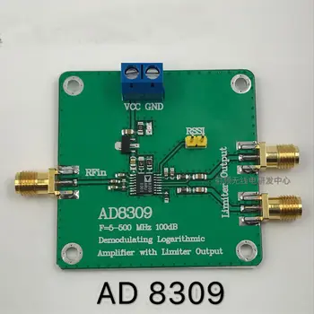 AD8309 500MHz detektorius Logaritminis stiprintuvas Maitinimo matuoklis vienas korinio pagrindo radijo siųstuvas-imtuvas