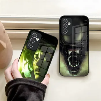 Alien Covenant Resurrection Telefono dėklas grūdintas stiklas Samsung S22 S23 S21 S30 S20 S9 S10E Pastaba 20 10 Ultra Pro Plus dangtelis