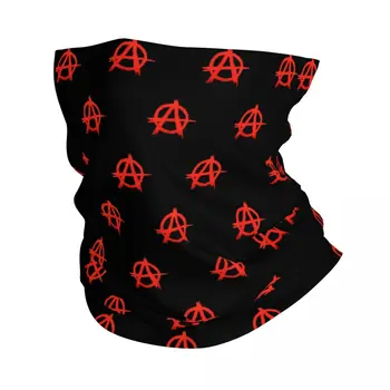 Anarchijos vėliava Bandana kaklas šiltesnis Moterys Vyrai Žiemos žygiai Slidinėjimo šalikas Gaiter veido dangtelis
