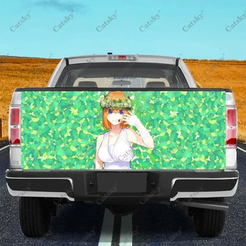 Anime Nakano Yotsuba automobilio uodegos bagažinė apsaugo vinly apvyniojimo lipduką lipdukas Lipdukas Automobilio gaubtas Šoninis dekoravimo lipdukas visureigio pikapui