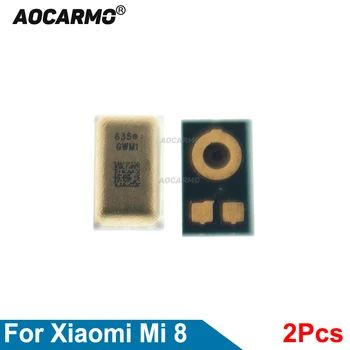 Aocarmo 2Pcs skirtas Xiaomi Mi 8 apatinio mikrofono vidiniam mikrofono garsiakalbiui pagrindinės plokštės atsarginėse dalyse